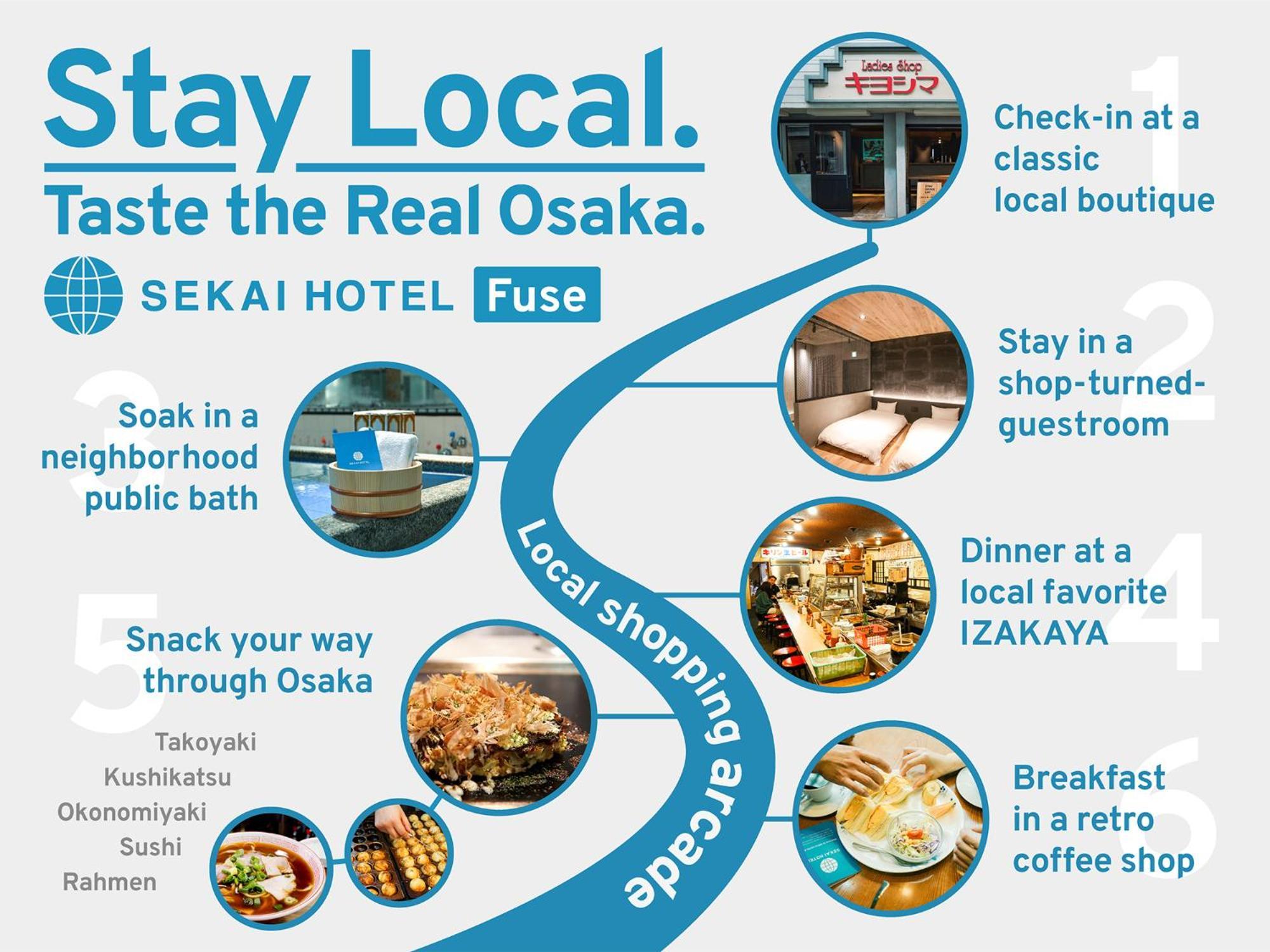 Sekai Hotel Deep Osaka Experience Yao Dış mekan fotoğraf